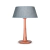 LÁMPARA DE MESA MADERA LENGA MATE CON PANTALLA LINO 1181LL CARILUX