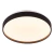 PLAFÓN PAMPA LED 18W NEGRO Ø26 VIGNOLO