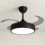 VENTILADOR TECHO ASPAS RETRAC. C/LED 36W LUZ CCT SAMOA NEGRO CON CONTROL REMOTO WINDSTYLE - Marini y Cia SRL