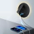 VELADOR PARED NEVE DUAL LED 12W REDONDO C/2 USB NEGRO 3000/4000K DATELUX - comprar online