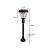 FAROLA SOLAR 10W COLUM. C/BASE/JABALINA 3000K/4500K/6500K/RGB C/C.REMOTO ATOMLUX - Marini y Cia SRL