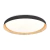 PLAFÓN LED CHESTER NEGRO MADERA 45W LEUK