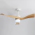 VENTILADOR TECHO SMART C/LUZ CCT TULUM BLANCO ASPAS NATURAL en internet