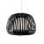 COLGANTE POLICARBONATO TAMBOR-M NEGRO E27 DABOR - comprar online