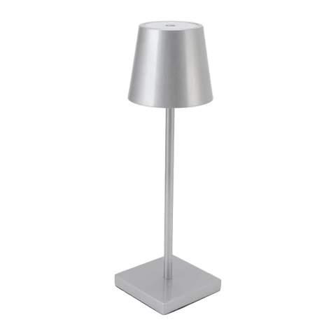 VELADOR RECARGABLE "CONICO" GRIS 3000/4500/6000K 1808/A ELECTROLAMP