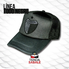 Gorra Trucker TODO NEGRO