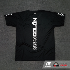 Remera Deportiva by RAZA - Negra c/Blanco - Tienda Sabalé