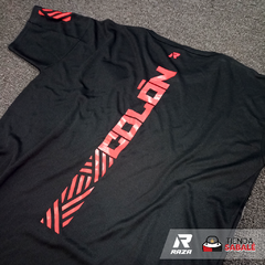 Remera Deportiva by RAZA - Negra c/Rojo - comprar online