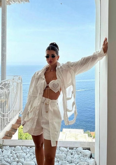 CONJUNTO TOP CORAÇÃO