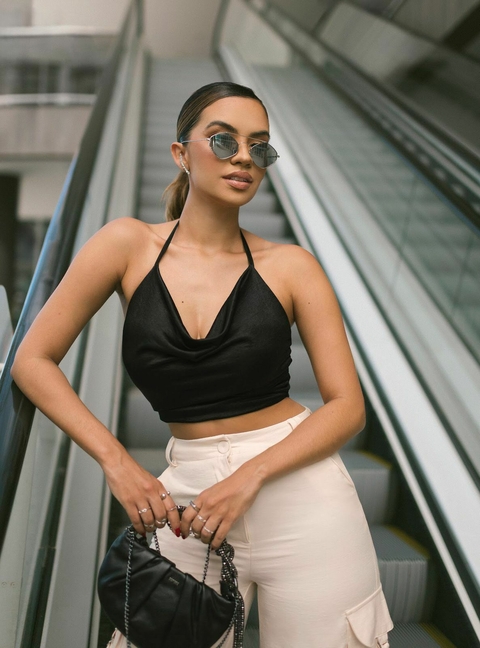 CROPPED ACETINADO