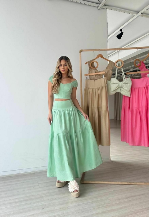 CONJ TOP ALÇA LASTEX E S - comprar online