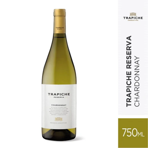 Vino Blanco Trapiche Reserva Chardonnay 750 ml (1218)