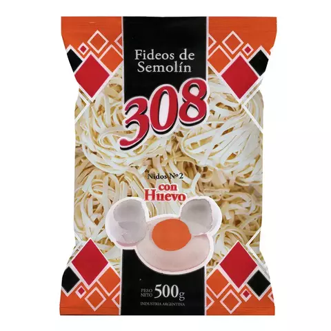 Fideos con Huevo 308 Nido N2 500gr (12488026) - comprar online