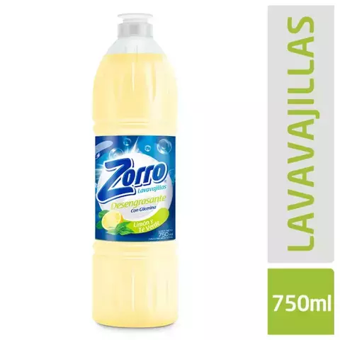 Detergente Zorro Limon Y Te Verde 750ml (18205)