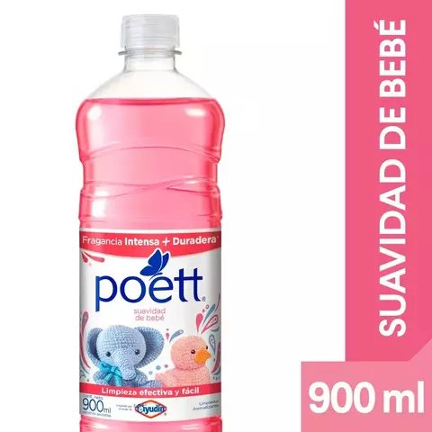 Limpiador Líquido Poett Suavidad de Bebé 900ml (34334) - comprar online