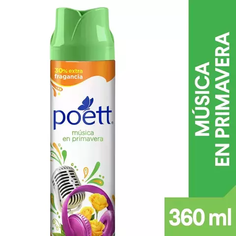 Desodorante De Ambiente Poett Musica En Primavera 360 Ml (61034) - comprar online