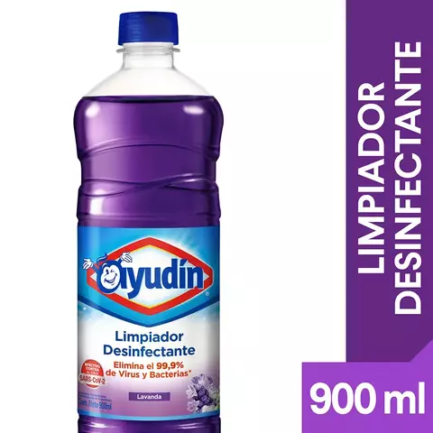 Limpiador Desinfectante Ayudín Lavanda 900 Ml (61373)