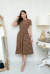 VESTIDO PATRÍCIA EM TECIDO CREPE ESTAMPA POÁ