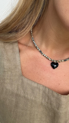Collar Black Heart - tienda online