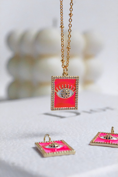 Collar Magia fucsia
