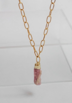 Collar Turmalina sandía