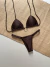 Biquíni Playa - Marrom - comprar online