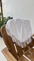 Saia franjas - branca - comprar online