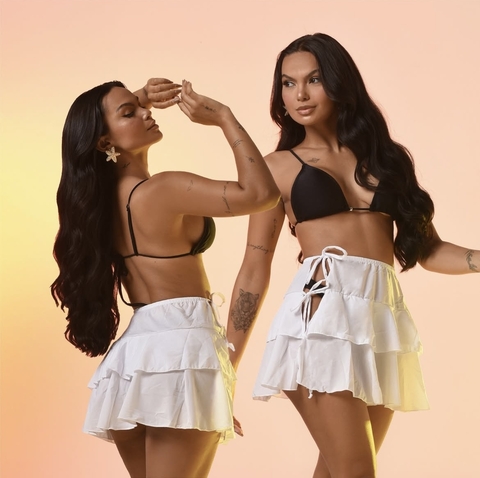 Minisaia babados - comprar online