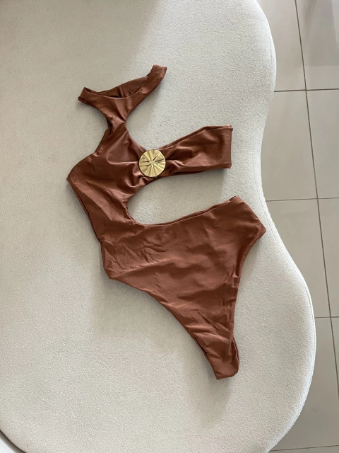 Maiô Isis - Marrom - comprar online