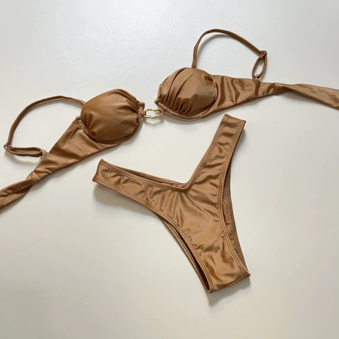 Biquíni Lua - Caramelo