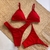 Biquíni Aquário Asa delta - Vermelho - comprar online