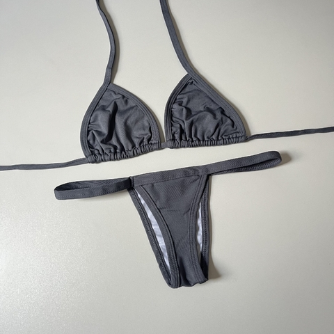 Biquíni de Fita - Cinza