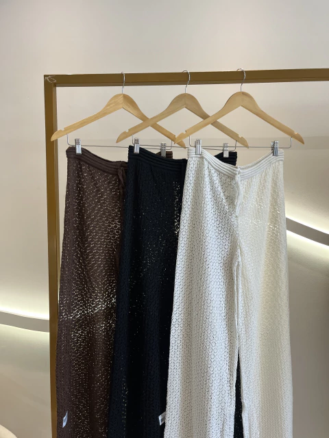 Calça Tricot, ponto concha - comprar online