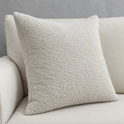 Almofada Alaska Off White e Bege 50x50cm