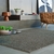 Tapete Sala Quarto Macio 2,50x2,00m Classic Antiderrapante Trigo
