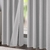 Cortina de Tecido Voil Semi Blackout Boston Cinza 2,60x2,30m Pemogo - comprar online