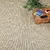 Imagem do Tapete Sala Sisal Antiderrapante 2,50x2,00m - Com Ponteira de Metal