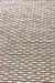 Tapete de sisal cinza com textura, medindo 2,00x2,50 metros, ideal para ambientes como salas e quartos.