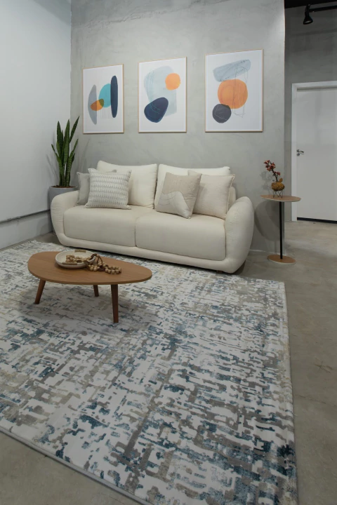 Tapete Ancora Pixel Azul 3,00x4,00m - comprar online