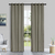 Cortina de Tecido Rustica Realce Taupe 2,60x2,30m Pemogo
