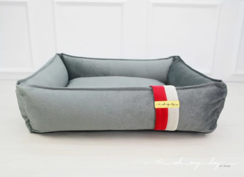 Cama para Cachorro Listras Cinza - CM03