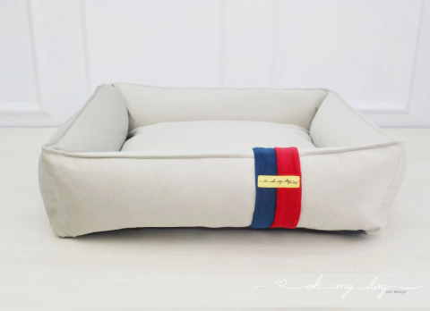 Cama para Cachorro Listras Creme - CM04