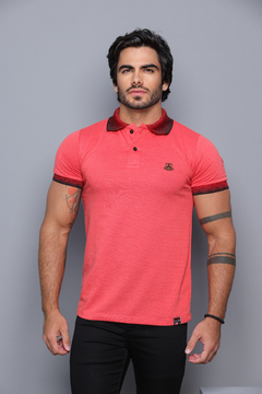 Polo Piquet Premium Lançamento - Coral