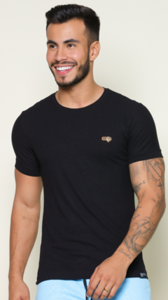 Camiseta Gola O Malha Canelado - comprar online