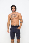 Bermuda Moletom Jeans