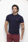 Polo Piquet Orion Lançamento - Azul marinho