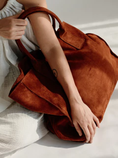 BOLSO SIENA GAMUZA ÓXIDO