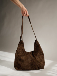 CARTERA ALMA GAMUZA CHOCOLATE