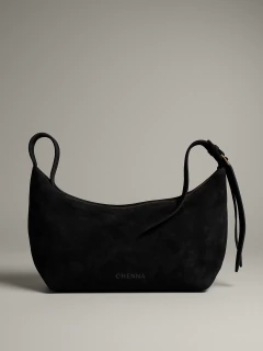 Imagen de CARTERA MÍA NEGRO GAMUZA