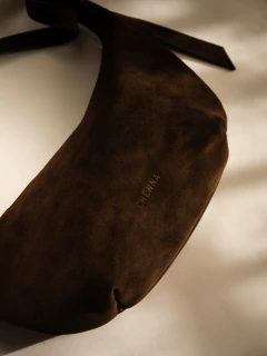 CARTERA MÍA CHOCOLATE GAMUZA - tienda online